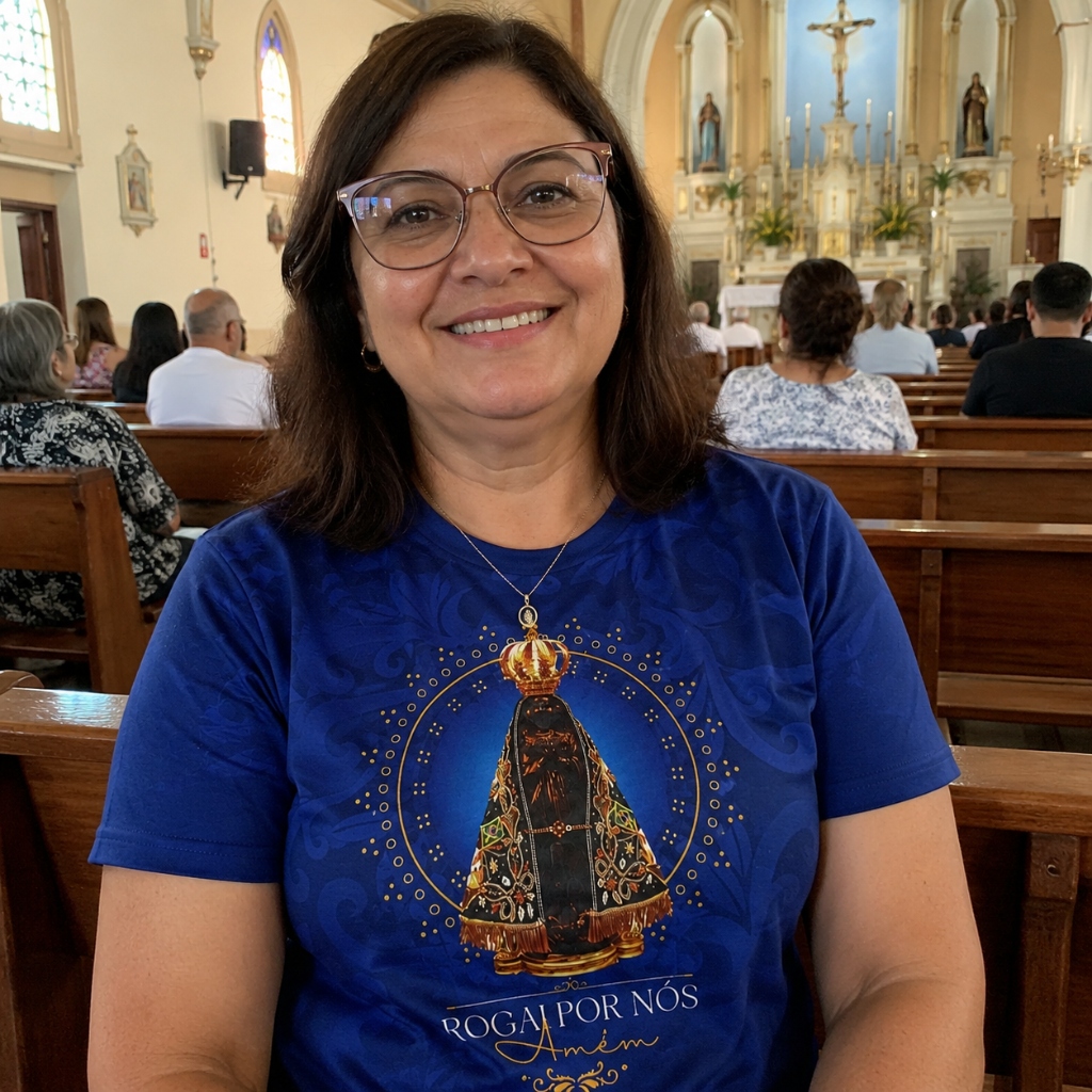 Devota com a camisa